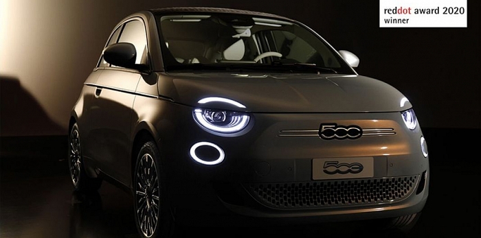  Fiat New 500 отримує нагороду Red Dot Award