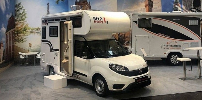  Fiat показала миниатюрный автодом на базе Fiat Doblo