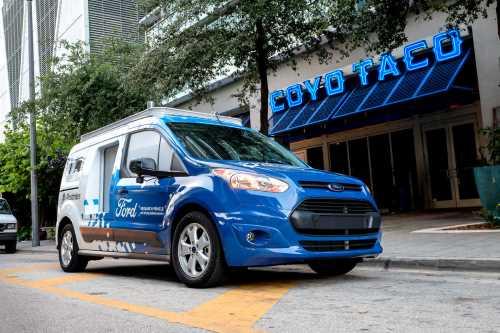  Ford тестирует беспилотный коммерческий автомобиль для доставки