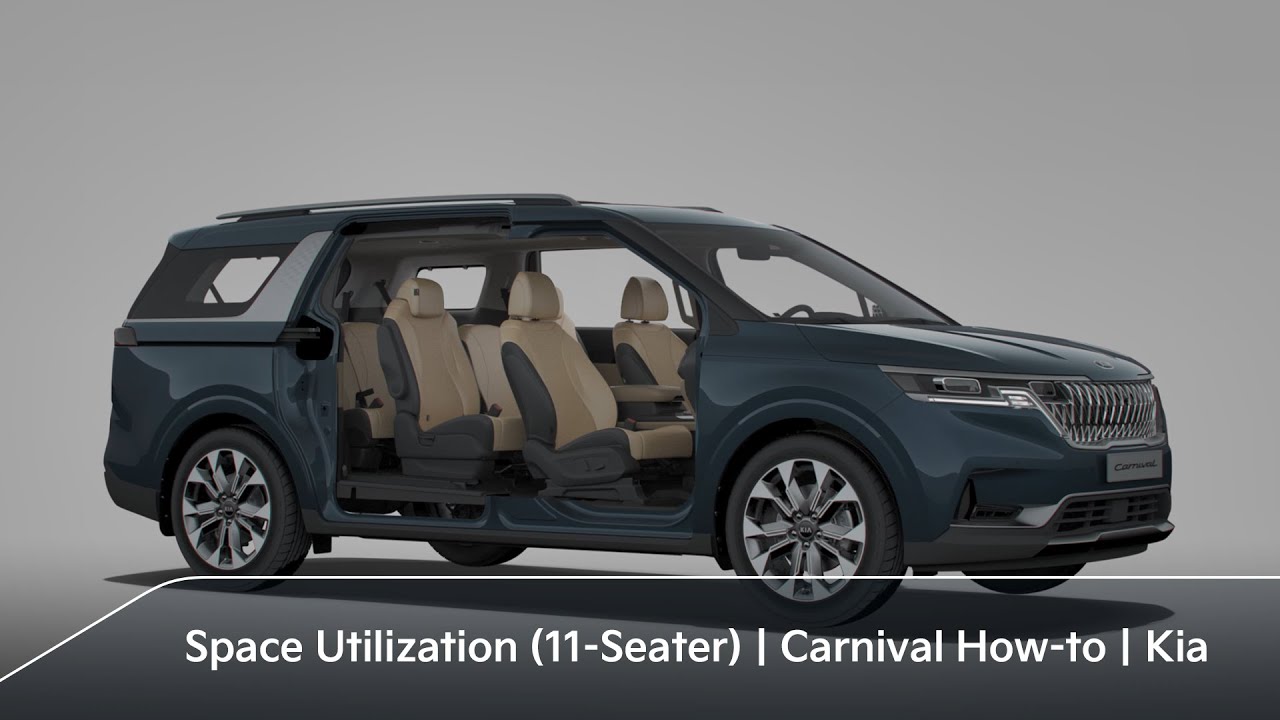 Kia показала как уместить 11 человек в минивэне Carnival