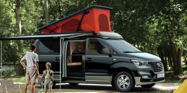  Минивэн Hyundai H-1 превратили в дом на колёсах