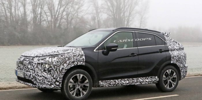  Обновленный Mitsubishi Eclipse Cross: первые шпионские фото кроссовера