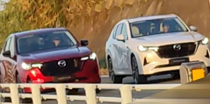  Ще один новий кросовер Mazda попався без камуфляжу