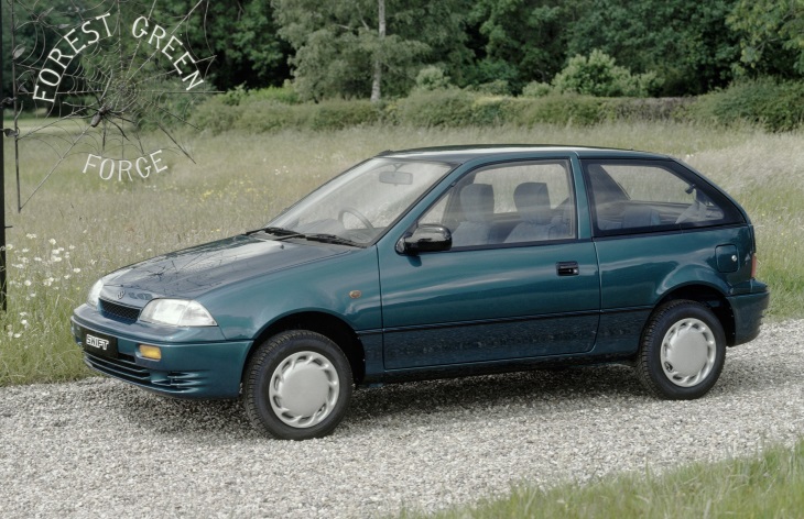 Трехдверный хэтчбек Suzuki Swift второго поколения (1989-2003)