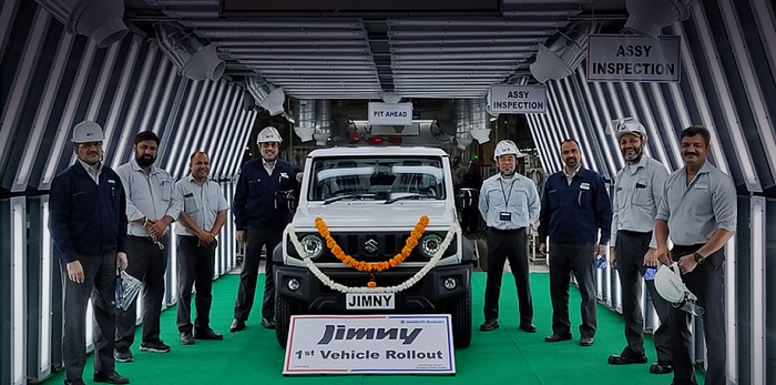  Внедорожник Suzuki Jimny встал на конвейер в Индии