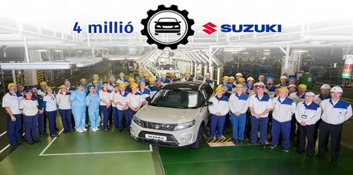  4 миллиона автомобилей SUZUKI изготовлено на заводе в Венгрии