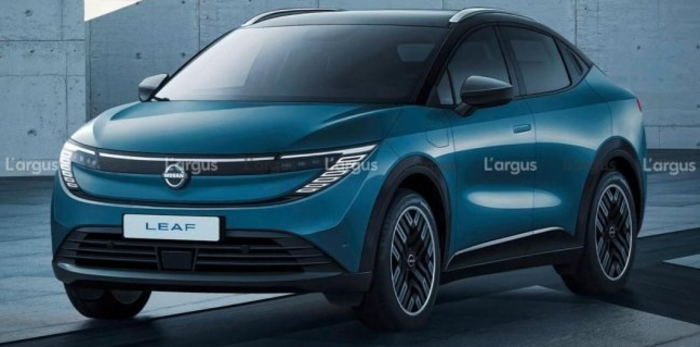  Новый Nissan Leaf 2025 показали на рендере