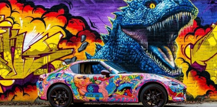  Mazda MX-5 перетворили на шедевр мистецтва